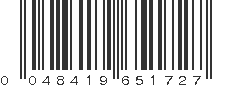 UPC 048419651727