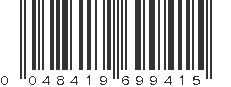 UPC 048419699415