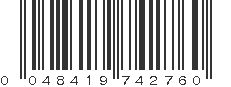 UPC 048419742760