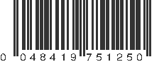 UPC 048419751250