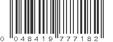 UPC 048419777182