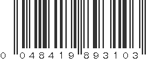 UPC 048419893103