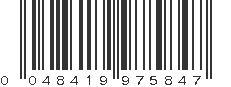 UPC 048419975847