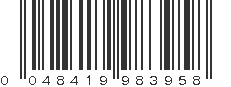 UPC 048419983958