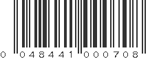 UPC 048441000708