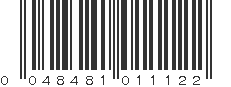 UPC 048481011122