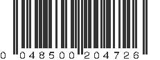 UPC 048500204726