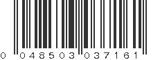 UPC 048503037161