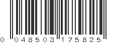 UPC 048503175825