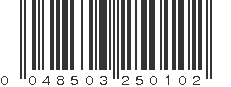 UPC 048503250102