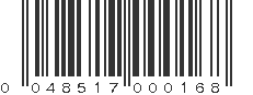 UPC 048517000168