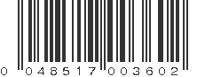 UPC 048517003602