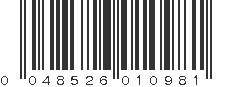 UPC 048526010981