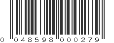 UPC 048598000279