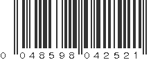 UPC 048598042521