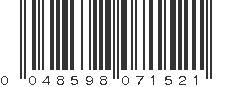 UPC 048598071521