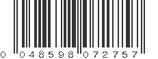 UPC 048598072757