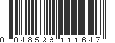 UPC 048598111647