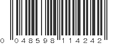 UPC 048598114242