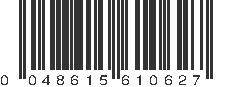 UPC 048615610627