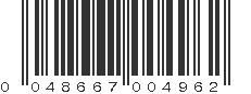 UPC 048667004962