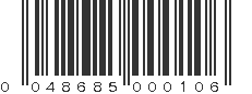 UPC 048685000106