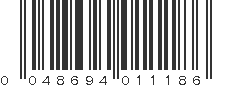 UPC 048694011186