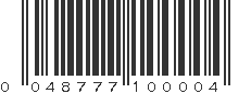 UPC 048777100004