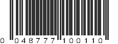 UPC 048777100110