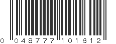 UPC 048777101612