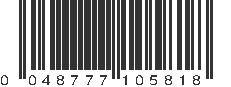 UPC 048777105818