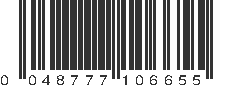 UPC 048777106655