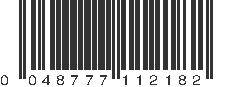 UPC 048777112182