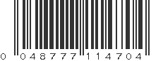 UPC 048777114704