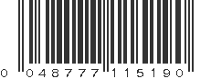 UPC 048777115190