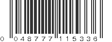 UPC 048777115336