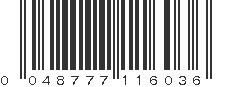 UPC 048777116036