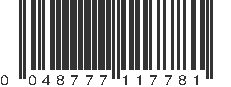 UPC 048777117781