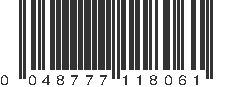 UPC 048777118061