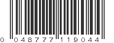 UPC 048777119044