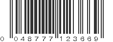 UPC 048777123669