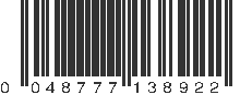 UPC 048777138922