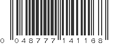 UPC 048777141168