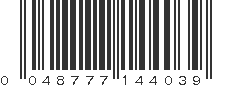 UPC 048777144039