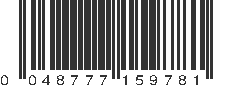 UPC 048777159781