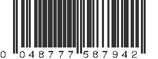 UPC 048777587942