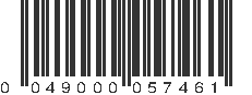 UPC 049000057461