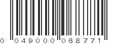 UPC 049000068771