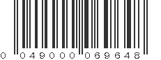 UPC 049000069648