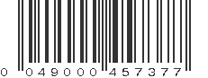 UPC 049000457377